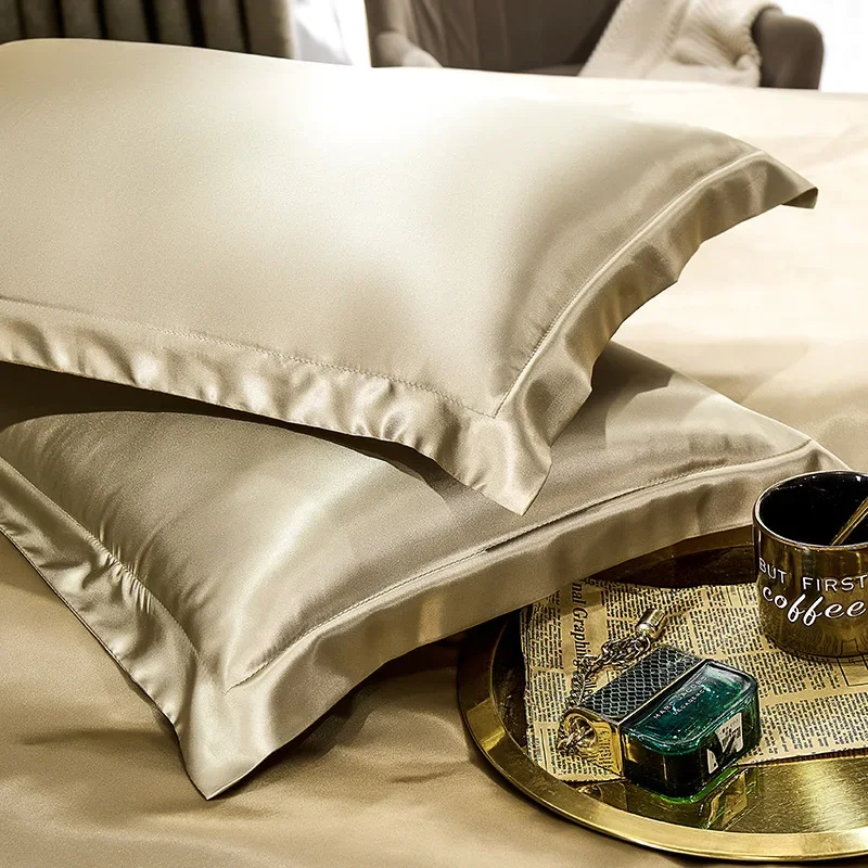 Bed Pillow 100% Pure Silk Pillowcase Real Natural Silk Pillowcase Mulberry