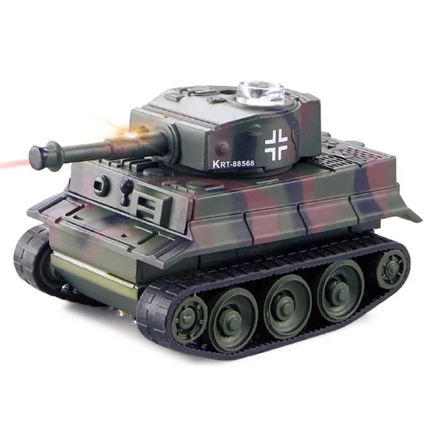 Mini RC Tank Remote Control Crawler 2.4G Military Battle Tank Model Chassis Electric Toys Cars Toys for Boys Gift for Kid