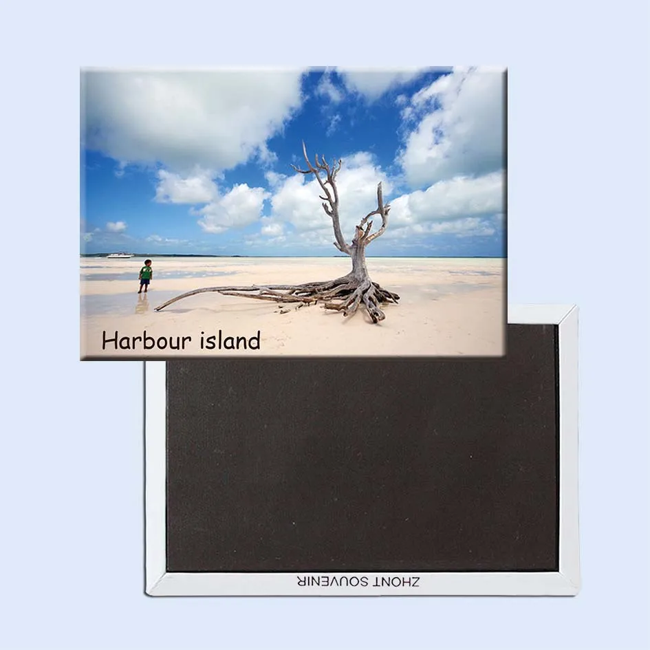 Souvemag Harbour Island Bahamas Travel Refrigerator Magnets 21107,Souvenirs Of Worldwide Tourist Landscape