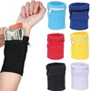 Multifunctional Outdoor Running Bags, Cycling Wrist Band Wallet, Safe Storage Wallets, Zipper Wrist Ankle Wrap Sport Strap, 1Pc 2