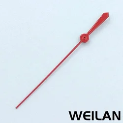 Elegant Silver Gun Red Gold White Watch Hands, Single Second Hand Design (Red)