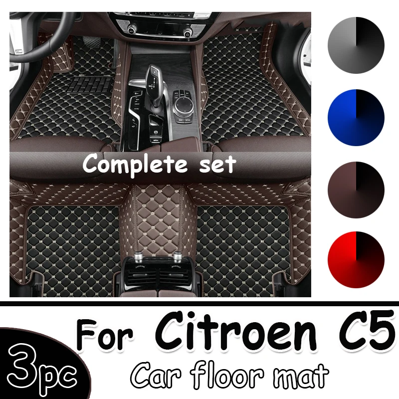 

Car Mats For Citroen C5 RD TD 2007~2015 Auto Non-slip leather Mat Durable Pad Auto Rugs Carpets Interior Parts Car Accessories