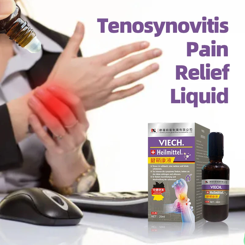 

Tenosynovitis Treatment Liquid Hand Finger Wrist Tendonitis Relief Joint Pain Tendon Sheath Repair Medicine German Secret Recipe
