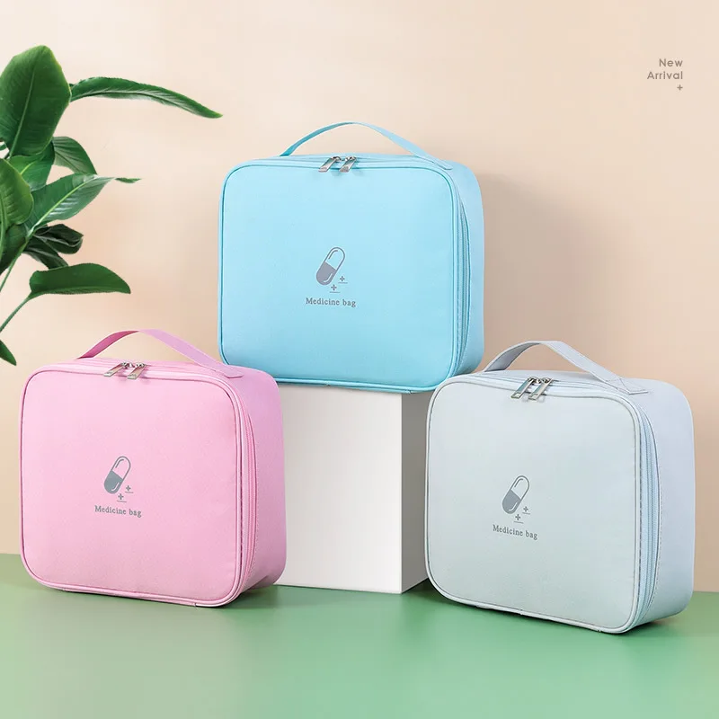 Portable Medical Bag Travel Bag Large Capacity Medicine Storage Box Household Emergency Medicine Reserve First Aid Kit