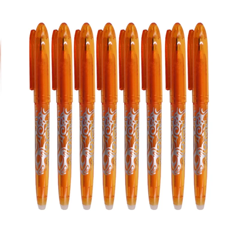 Vibrant Erasable Gel Pen Set - 8 Assorted Colors, Fine 0.5mm Tip for Creative Writing & Drawing