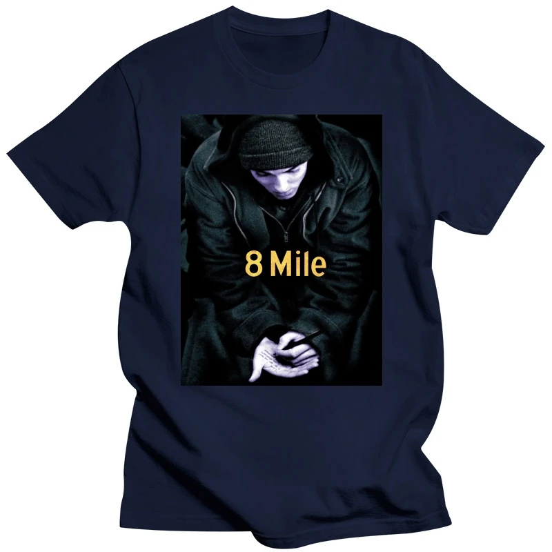 Eminem 90s vintage Tシャツ　8mile Eminem 8 Mile 20th Anniversary Men's Large T Shirt Black