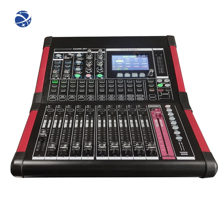 

YYHC Factory Best Selling 16 Channel Dj Professional Audio Digital Mixer Mixing Console professional audio video