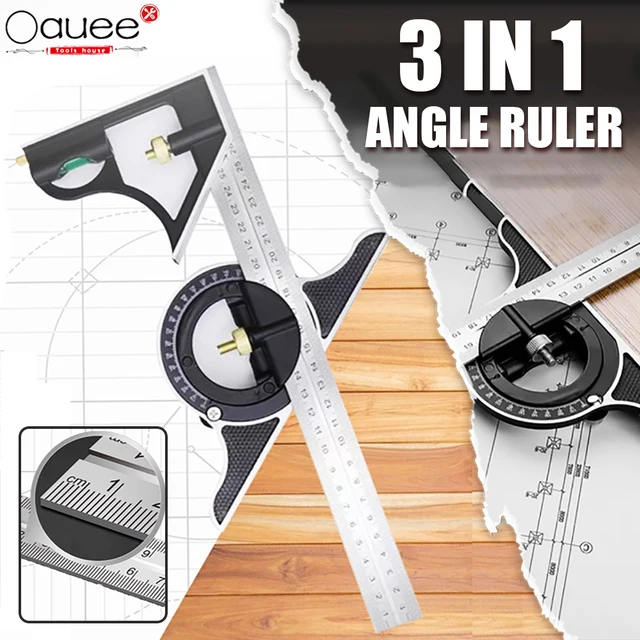 Square Angle Ruler Measuring Tool Set
