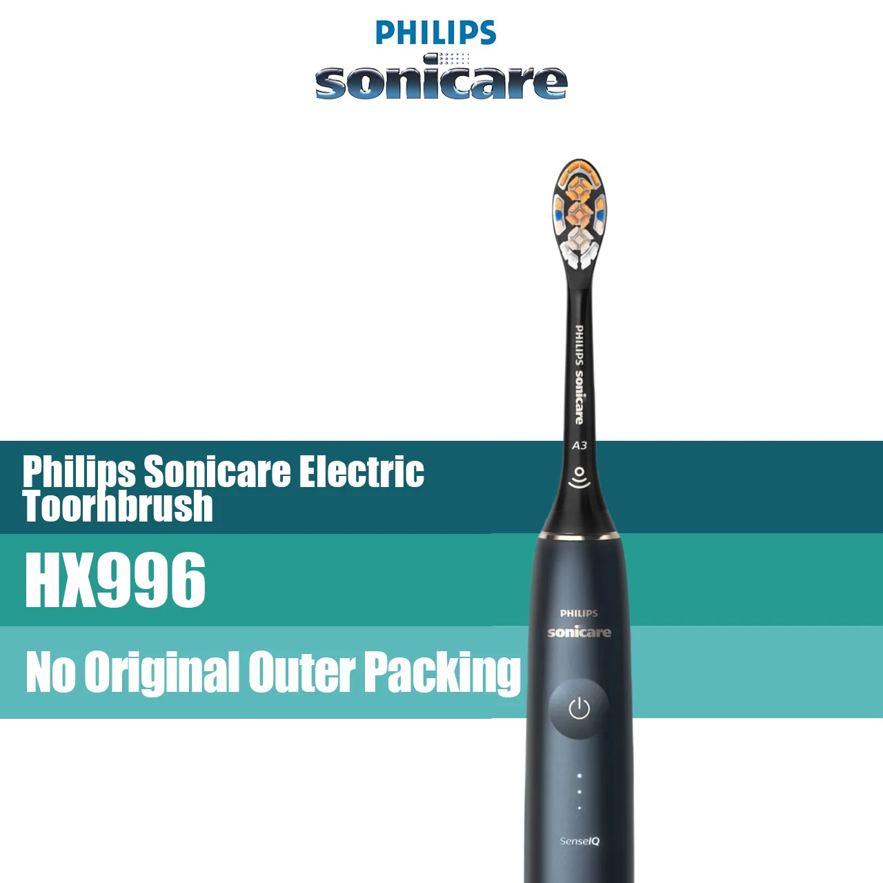 

Philips Sonicare DiamondClean HX9996 electric toothbrush rechargeable Philips Replacement Heads A3 Adult Navy