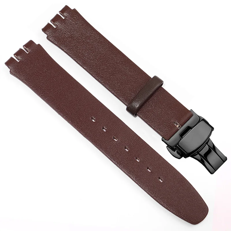 Elegant Genuine Leather Watch Strap - Soft Cowhide Band