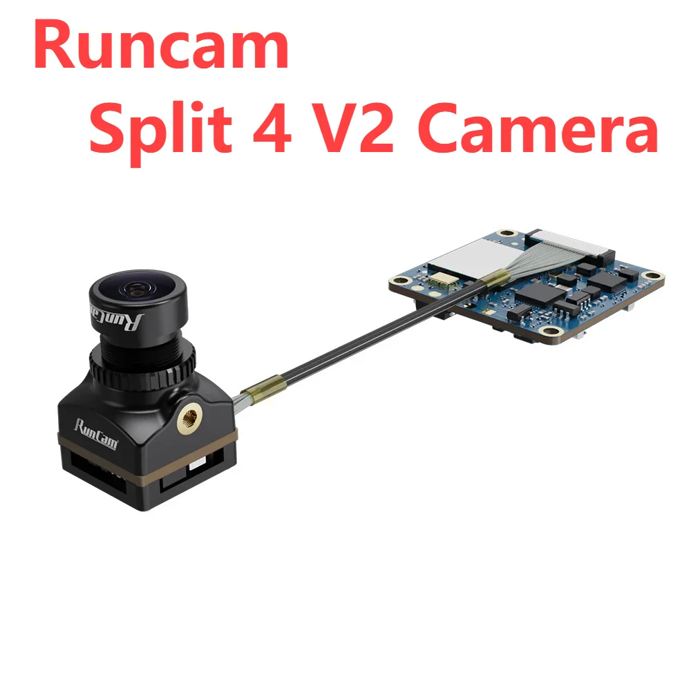 RunCam Split 4 V2 4K FPV Camera 13MP Sensor MP4 File Format for FPV Drone Racing Recording