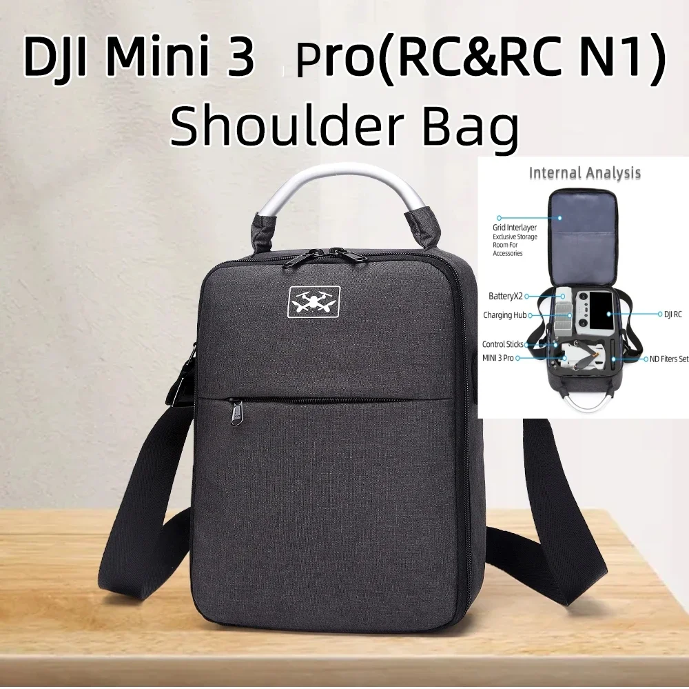Drone Accessories Drone Storage Bag Drone Handbag Universal Bag Single Shoulder Crossbody Bags Drones Accessories DJI Mini 3 Pro Storage Box