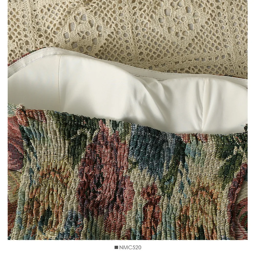 Polyester Summer Camisole Sleeveless Spice Girls Tube Top