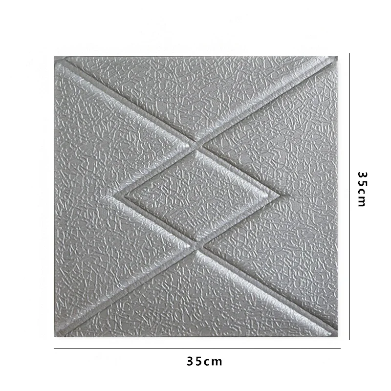 35cmx35cm Foam 3D Wall Stickers Brick Self Adhesive Wallpaper Panels Home Decor Living Room Bedroom Decoration Bathroom Sticker marble tile floor sticker modern wall sticker waterproof living room bedroom bathroom self adhesive wallpaper kitchen home decor