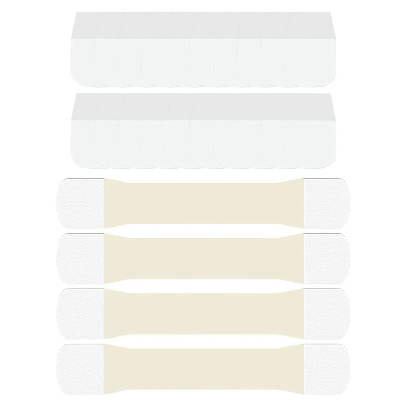 보이지 않는 목 리프터 붕대, 20 리프트 패치, 목 주름 제거 스티커, 페이스 리프트 테이프, 목 패드, 주름 방지 리무버, 4 개