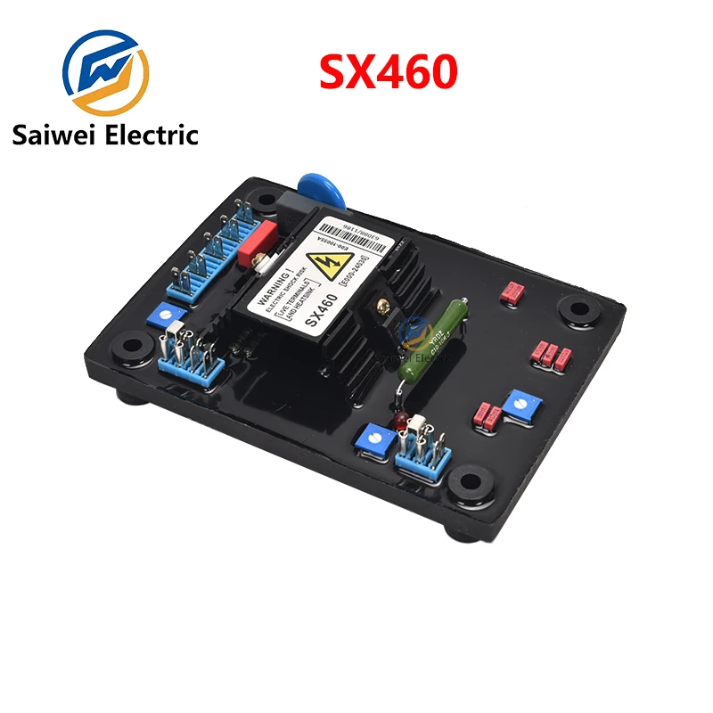 SX460 AVR 디젤 발전기 자동 조절기 엔진 제어 전압 보드 브러시리스 발전..