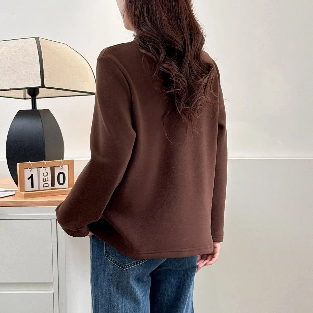 XXXXL Fashion Plus Size Women's T-Shirt New Autumn And Winter With Warm Fleece And Thickened Printed Letters Tops 2453