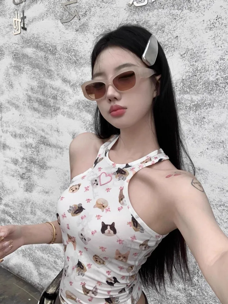 top-corto-con-estampado-de-gato-est-tico-dulce-y2k-para-mujer-top