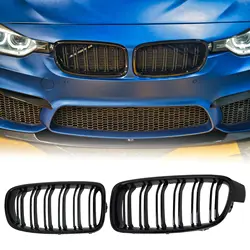 Sleek Racing - Inspired Front Kidney Grille (Gloss Black)