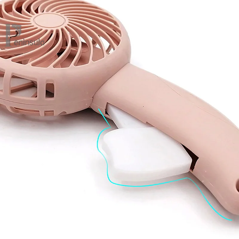 Compact Cartoon Handheld Fan - Portable Summer Air Cooler