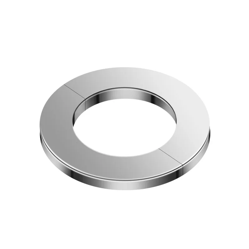 Split Stainless Steel Decorative Cover Triangle Valve Faucet Circular Decorative Cover Wall Opening Gas Pipeline