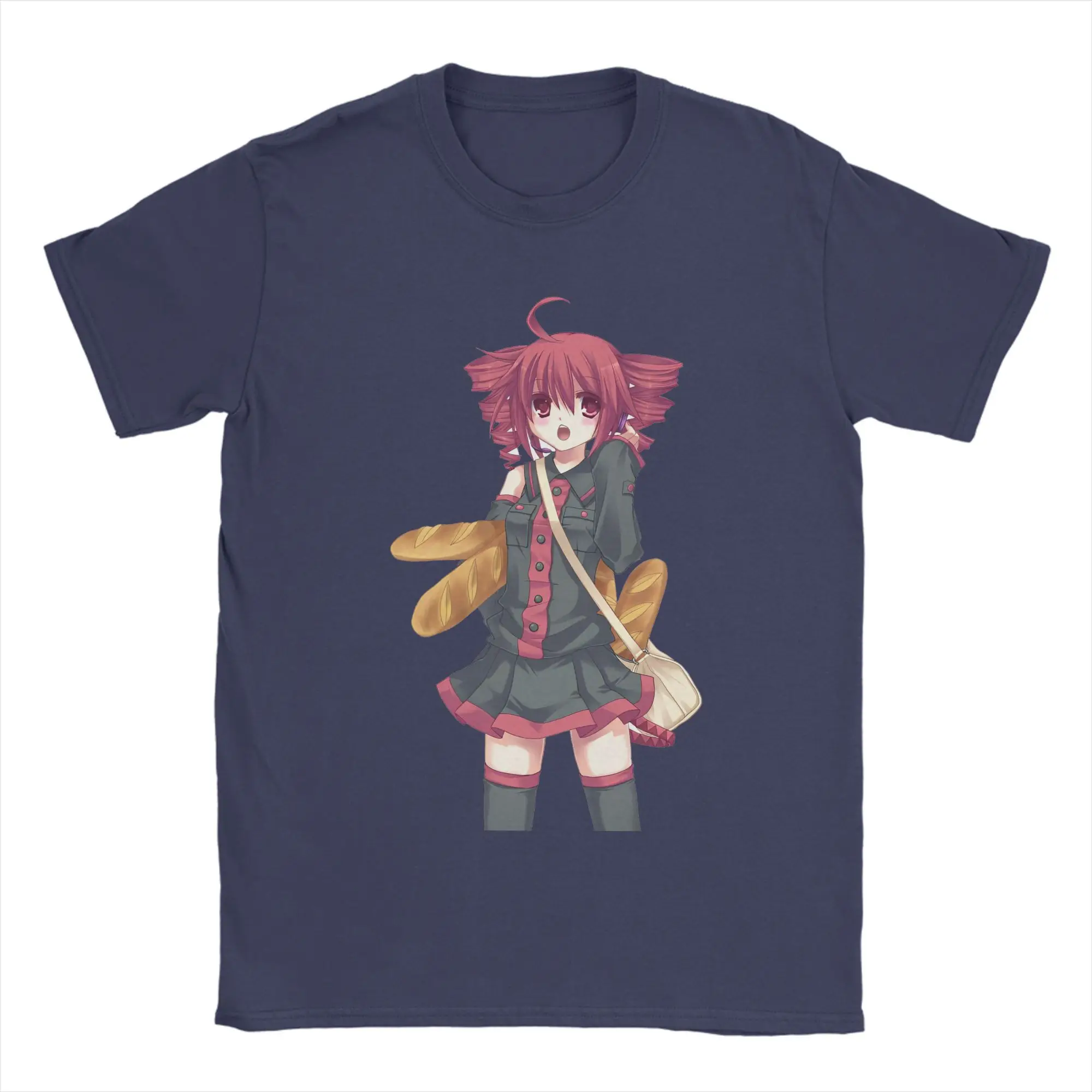 Kasane Teto Men's Funny Cool Cotton Tee - Cute Round Neck Short Sleeve T-Shirt Gift Idea
