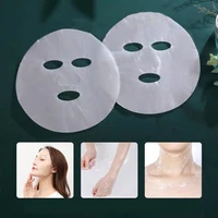Disposable Face Plastic Film Full Face Cleaner Mask Neck Stickers Paper Transparent PE Masks Wrap Facial Beauty Healthy Tool 2