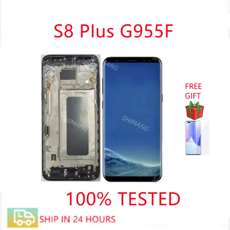 TFT For Samsung Galaxy S8 Plus G955 G955F LCD Display Touch Screen with Frame, For Samsung TFT For Samsung Galaxy S8 Plus G955 G955F LCD Display Touch Screen with Frame, For Samsung