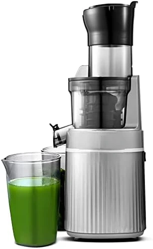 

Соковыжималка для мастики AAOBOSI, большая соковыжималка холодного отжима, 80 мм, с 2 отверстиями для наполнителя, с обратной функцией и тихим M Ble