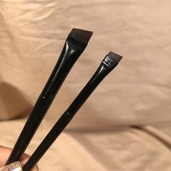 New 2 pieces/set eyebrow contour brush eyebrow eyeliner brush portable small angle eyebrow brush female makeup tool