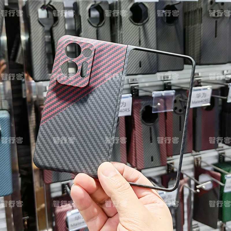 

ZXKE Carbon Fiber Phone Case For OPPO FIND N2 Thin and Light Attributes Aramid Fiber Hard Shell