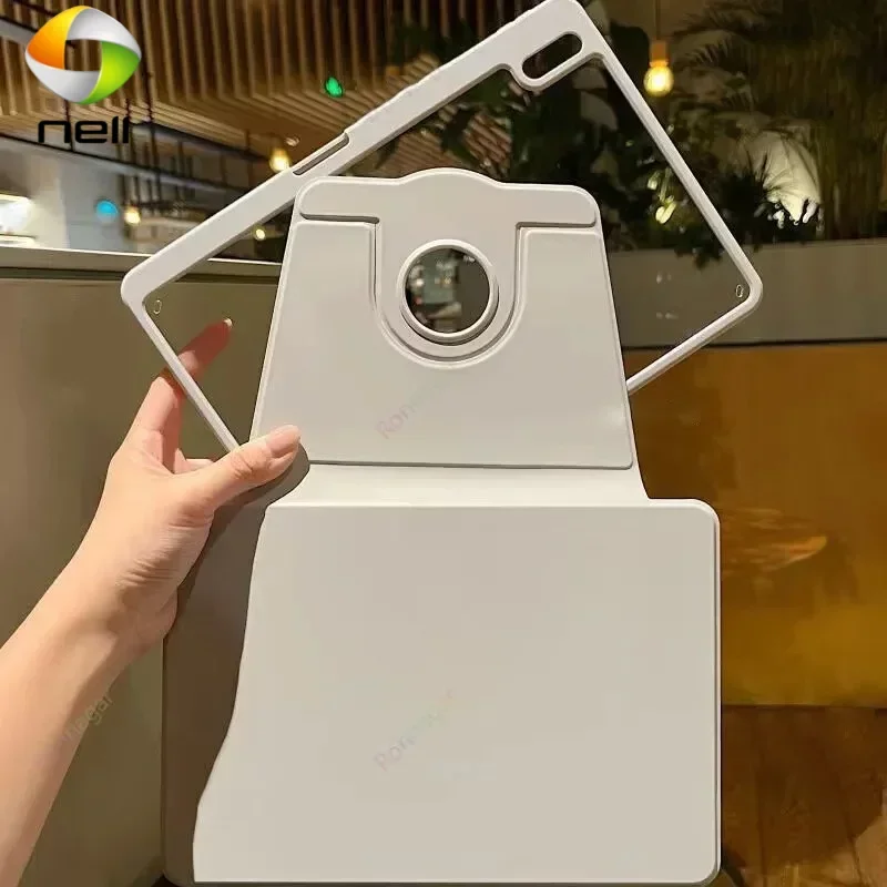 

360°Rotation Clear Case For Samsung Galaxy Tab S9 FE 10.9 S7 S8 11 A8 10.5 S6 Lite S8 S7 Plus S7 FE 12.4 S9 FE+ Acrylic Case