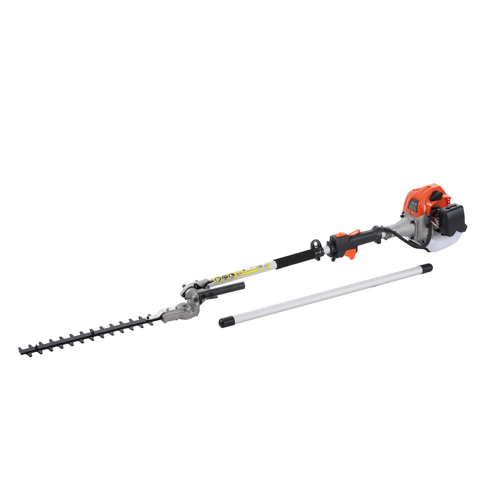 Multifunktionales 6-in-1-Gartengerät, 43 cm³ Benzin-Heckenschere, Unkrautentferner, Rasentrimmer, Zweitaktmotor, Astsäge – Detail 3