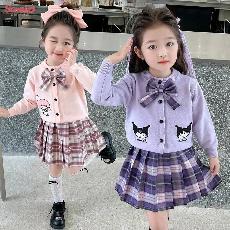 Anime-Sanrio-My-Melody-Kuromi-Cosplay-para-ni-os-falda-JK-estilo ...
