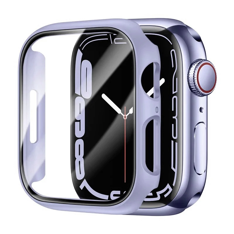 Premium Protective PC Case with Tempered Glass Screen