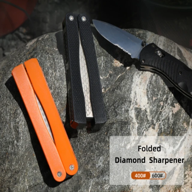 400/600/1000# Double Sided Folded Pocket Sharpener 1