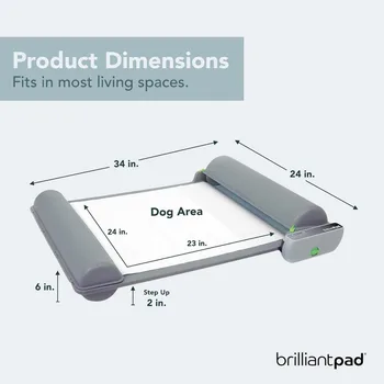 Indoor Dog Potty for Small Pets, Basic | Automatic Self Cleaning with Odor Control, Puppy Training Alternative to Grass Turf 2