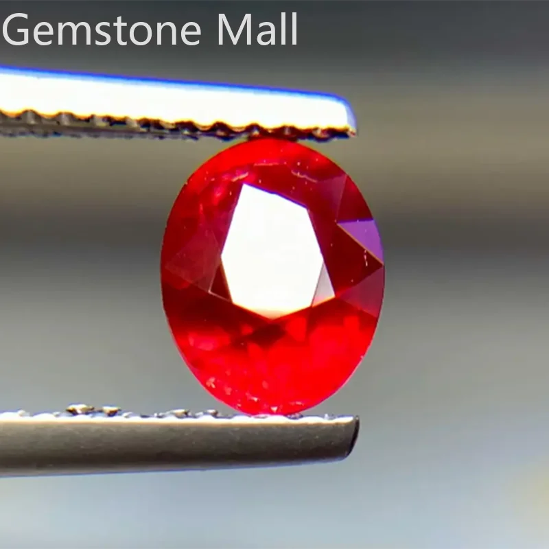 

Heat Treatment Natural Ruby Loose Gemstone for Jewelry Making 3mm*5mm to 8mm*10mm Blood Red Ruby Gold Engagement Making Supplier