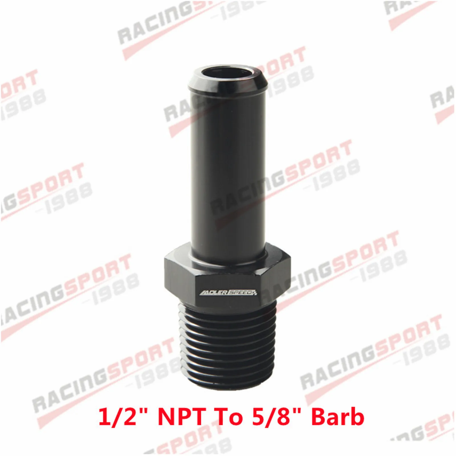 1 2 NPT Male Straight To 5 8 Hose Barb Aluminum Adapter Fitting 1-2-npt-male-straight-to-5-8-hose-barb-aluminum-adapter-fitting