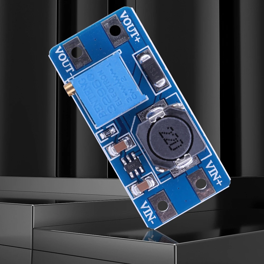 MT3608 부스트 모듈 DC-DC 스텝 업 전원 적용 모듈, 2A 최대 2V-24V 5 V, 9 V, 12 V, 28V