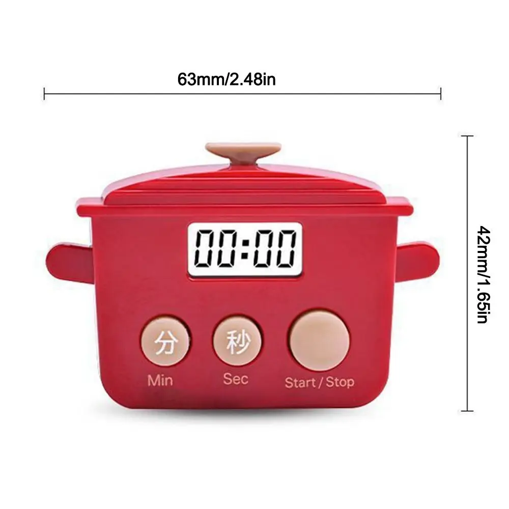 Plastic LCD Kitchen Timer for Cooking Baking