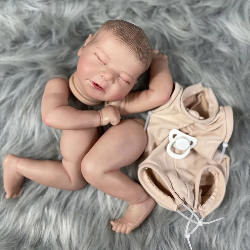 

21Inch Chase Already Painted Reborn Doll Kit With Cloth Body 3D Painted Skin Mold High Quality Handmade Doll Parts