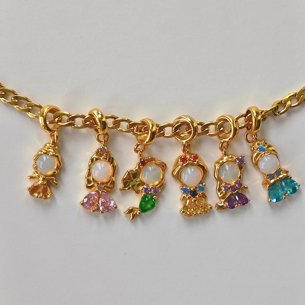 Bracciale Oro Giallo 9K Monde Petit Albero Della Vita Con Circonite – 18 Cm, In Scatola Regalo Con Certificato Di Garanzia