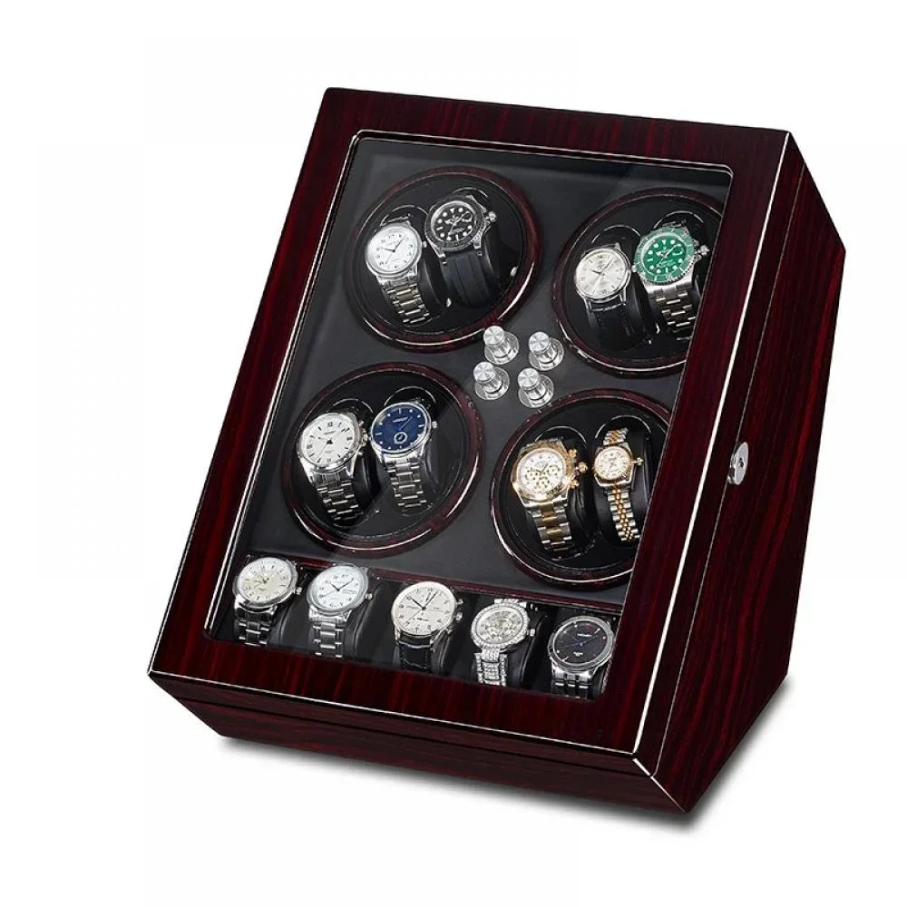 Luxury 8+5 Slot Automatic Watch Winder Box for Mechanical Watches, Rotating Clock Stora... - SKU LAWW1216 - UGI Packaging