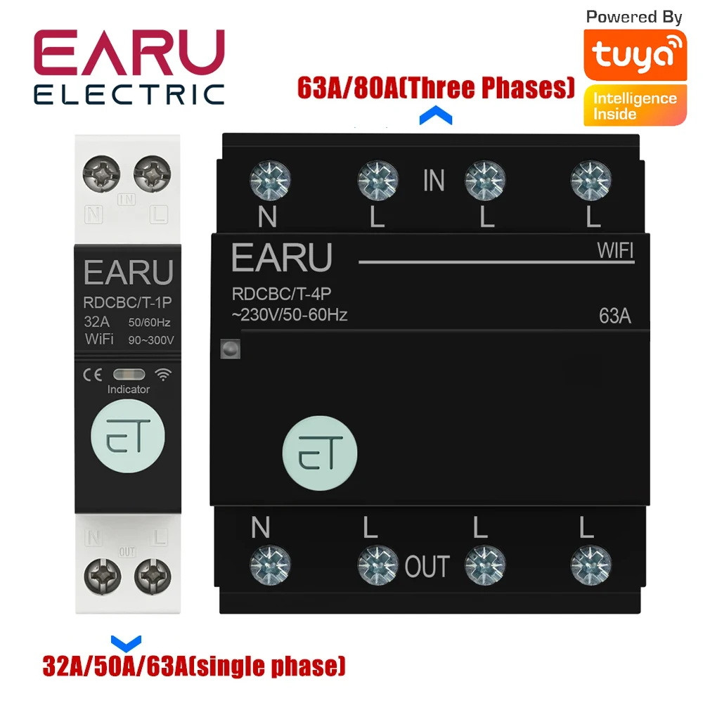 Smart WiFi Circuit Breaker Time Timer Relay Switch Smart Home House Voice Remote