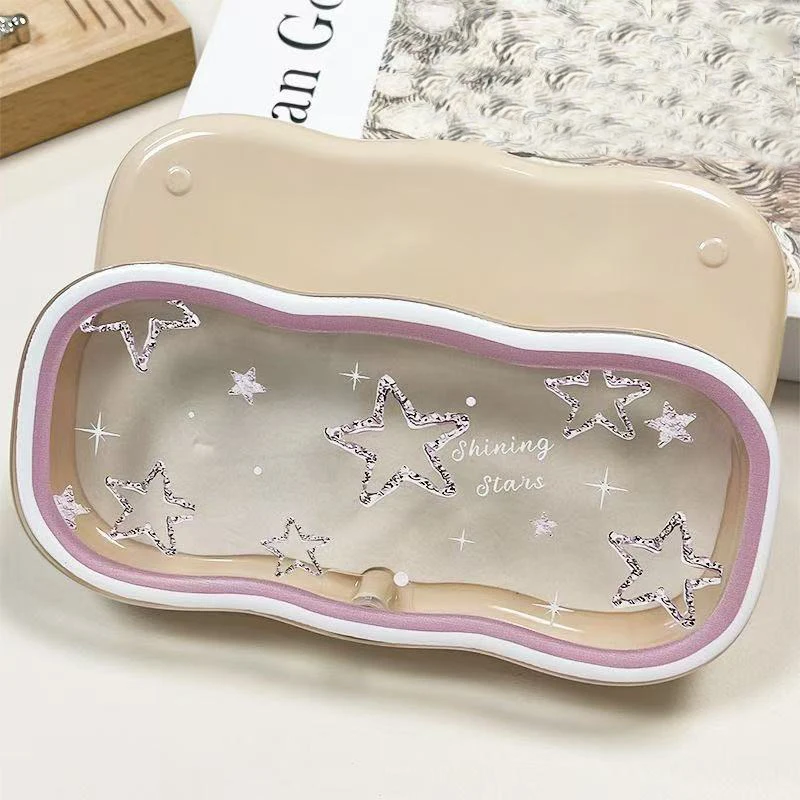 Glasses Case Portable Anti Pressure Myopia Glasses Eye Box Sunglasses Student Storage