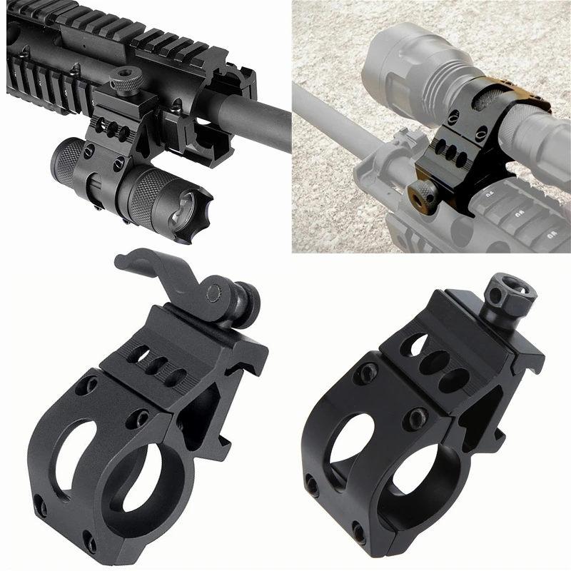 25mm Scope Mounts Flashlight Torch Mounts 20mm Standard Picatinny/Weaver Rail