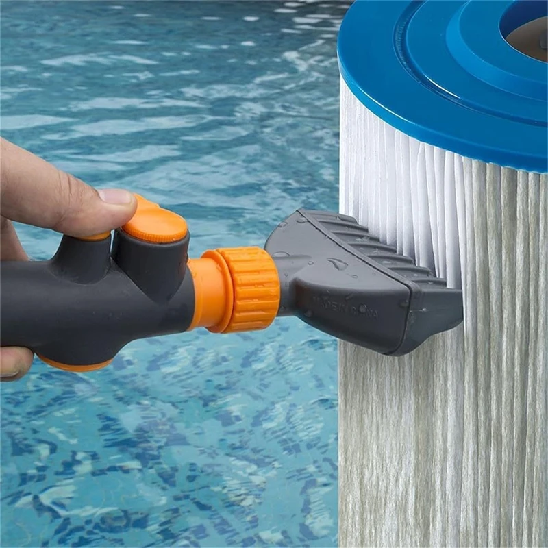 

2024 New Pool Spa Filter Cartridge Cleaner Tool Handheld Cleaning Removes Debris And Dirt From Hot Tub Brush Tools