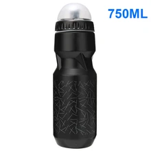 

750ML Mountain Bike Water Bottle Bicycle Black Large Volume Water Bottle Cup For Outdoor Camping Cycling Fishing Sports