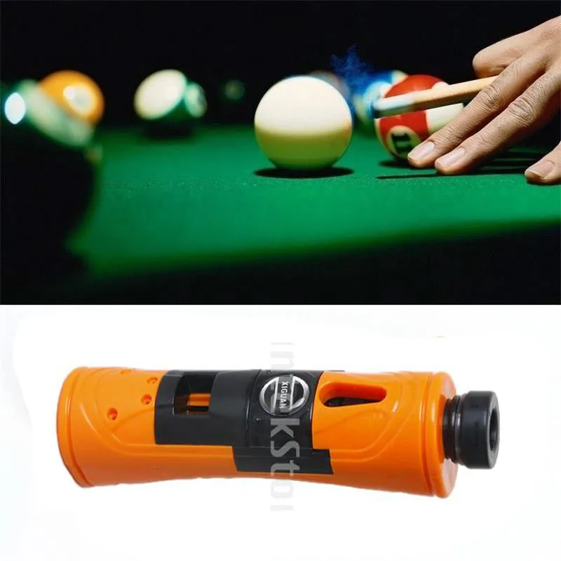 Professional Billiard Snooker Pool Stick Rod Cue Multi-functional Tips Repair Accessories for American Cue -Orange universal 58 flash north american maple billiard pool cue stick 12 5mm